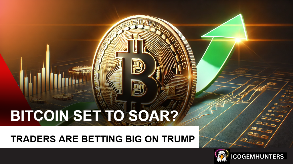 ¿Bitcoin está a punto de dispararse? ¡Cómo las posibilidades electorales de Trump podrían llevar a BTC a $80,000!