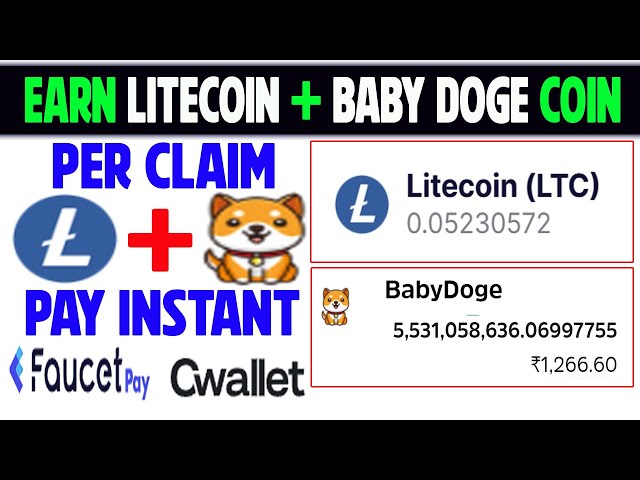 Earn Free Litecoin and Baby Doge Coin