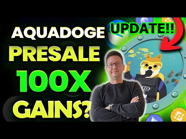 New Aquadoge Meme Coin Update!! Huge Gains Possible with this new DOGE Token!!