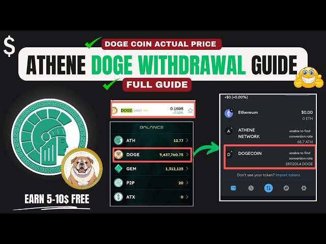 Athene Doge Coin Withdrawal Process Guide: Athene Network Doge Coin Withdrawal Kaise Kare Guide