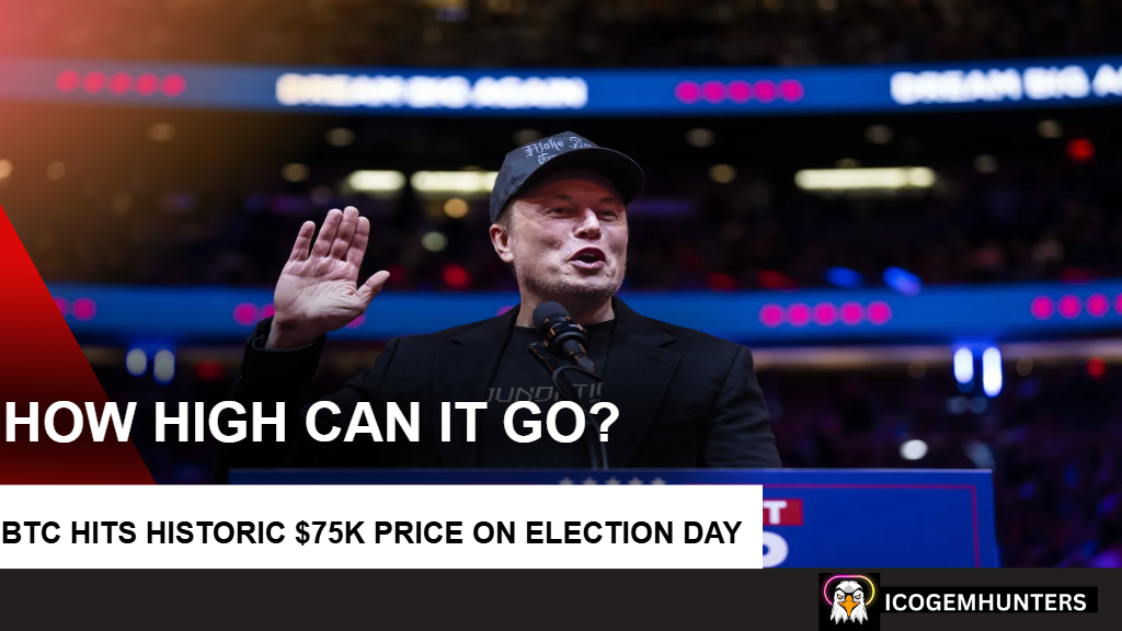 Bitcoin Hits Historic $75K Price on Election Day – How High Can It Go?