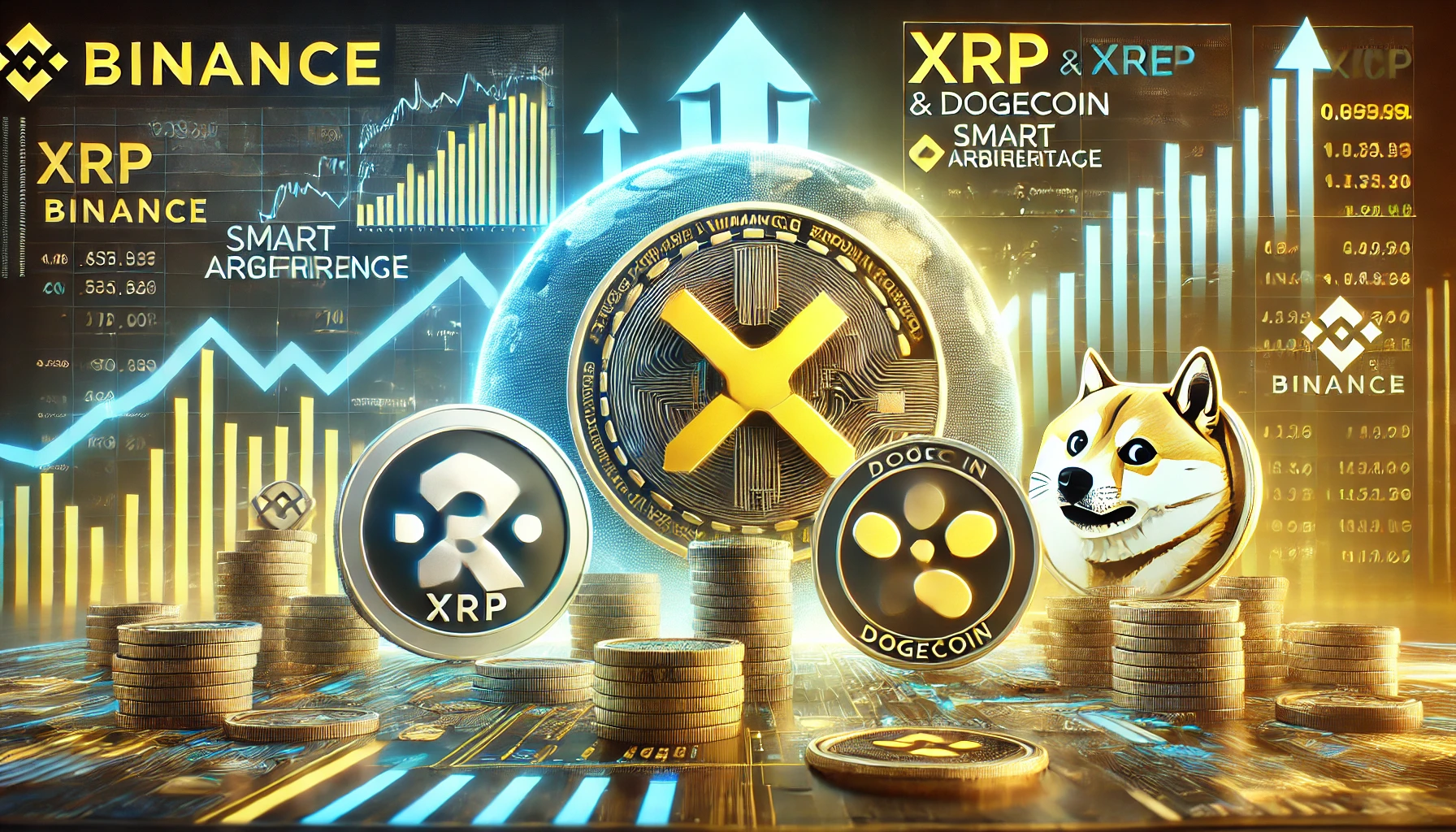 币安将 XRP 和狗狗币添加到套利投资组合：价格上涨