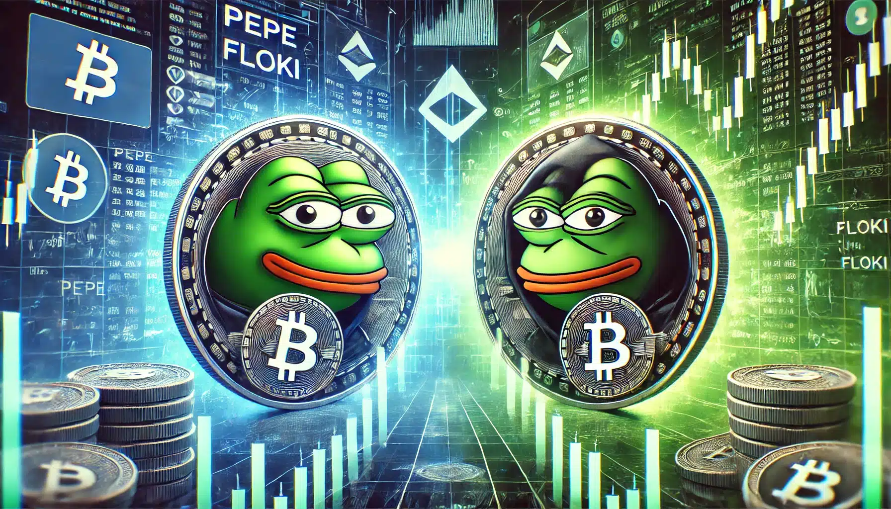 Qui gagnera le Super Cycle Meme Coin 2025 : PEPE ou FLOKI ?