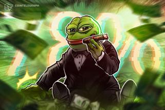 随着 memecoin 市值突破 $116B，PEPE 上涨 78% 创历史新高