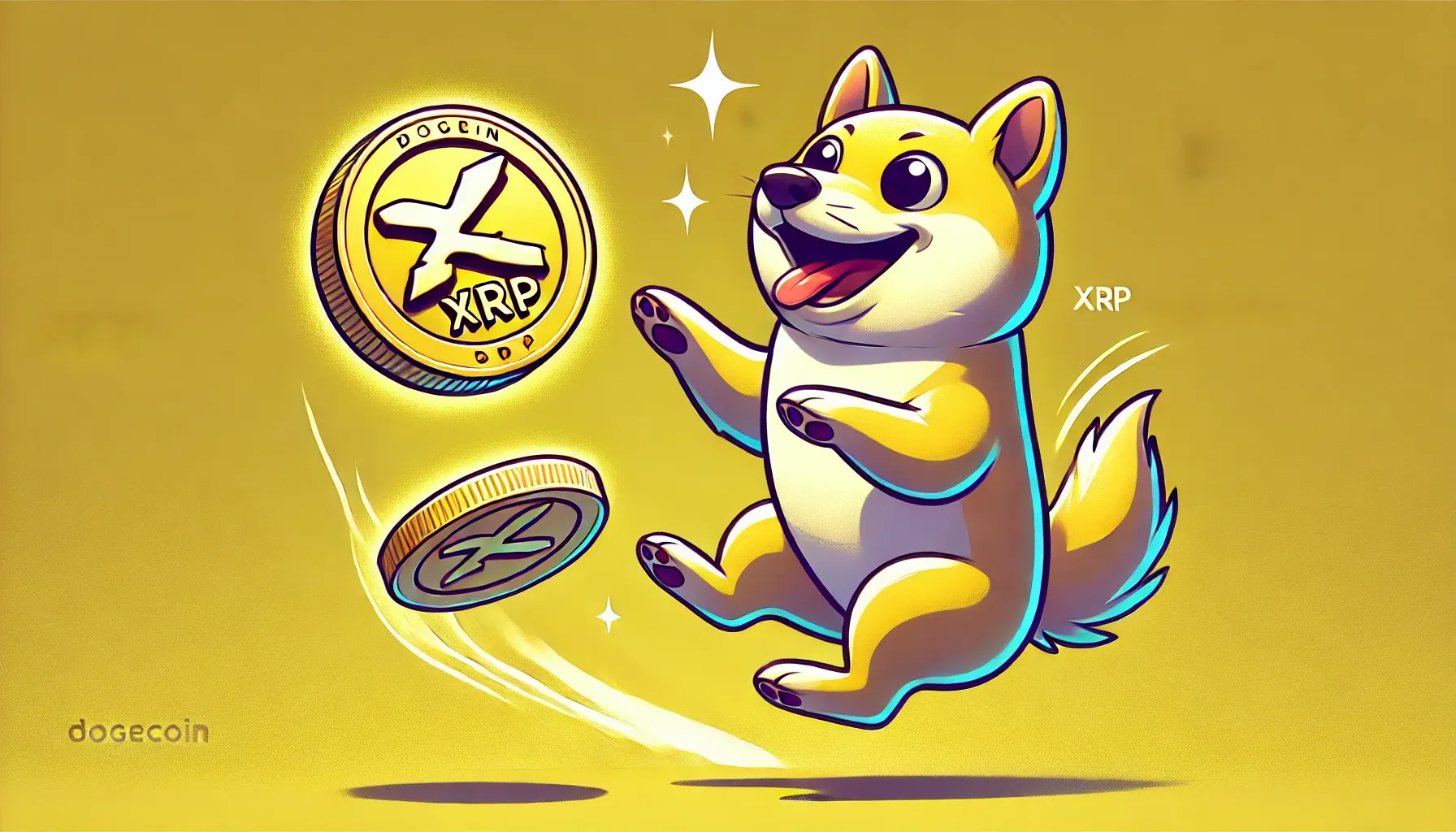 DOGEがXRP時価総額を反転させ、ミームコインは毎月150％上昇