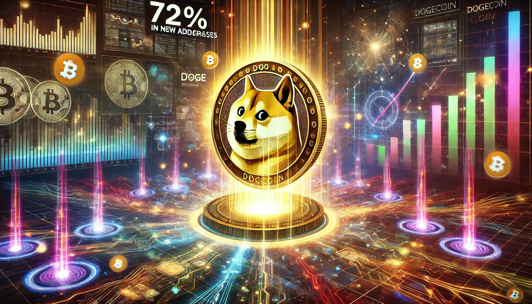 Dogecoin 네트워크 수요 급증: Dogecoin은 163% 급증하며 일일 활성 주소는 133만 개입니다.