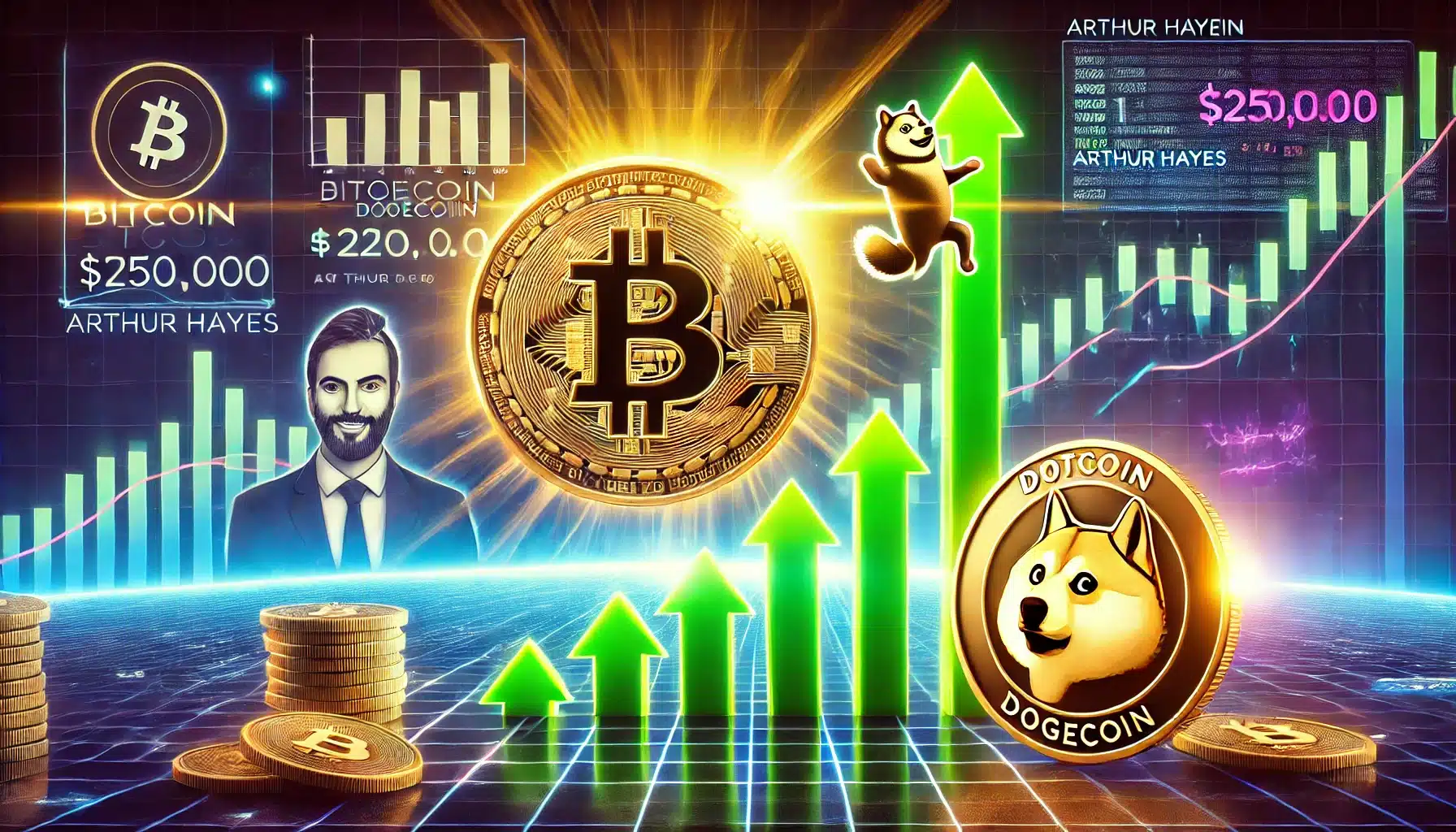 Arthur Hayes prognostiziert, dass Bitcoin 250.000 US-Dollar erreichen und Dogecoin steigen wird