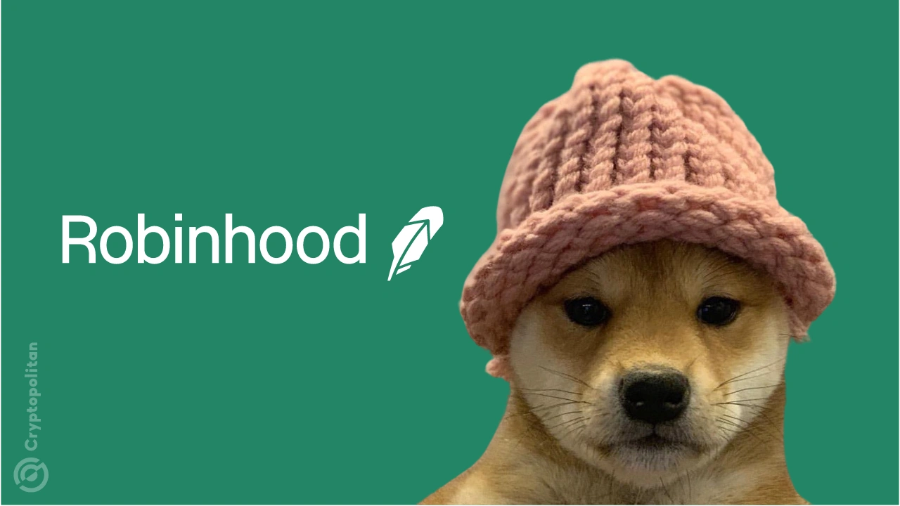 DogWifHat (WIF)는 Robinhood가 새 목록을 추가한 후 상승합니다.