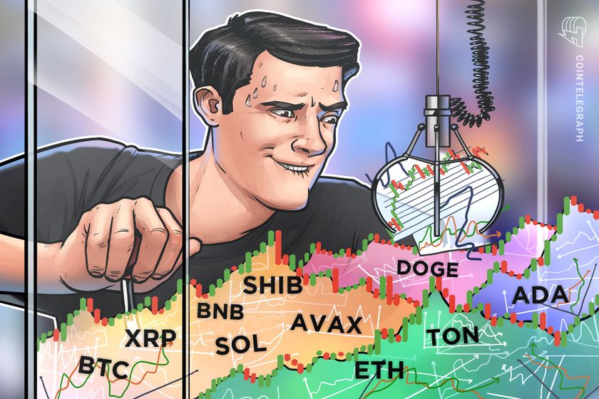 Analyse des prix 12/6 : BTC, ETH, XRP, SOL, BNB, DOGE, ADA, AVAX, TON, SHIB