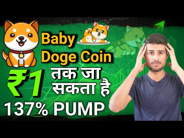 Baby Doge Coin can go up to ₹1! 137% Pump Tremendous increase Baby dogecoin news today | baby dogecoin