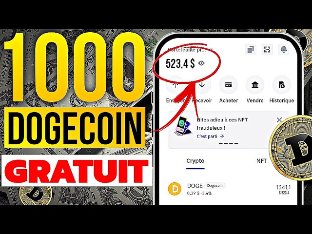 Earn 2800 DOGE COIN Mobile Money for Free Thanks to this new Application