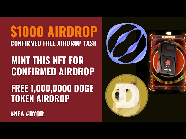 $1000 FREE Testnet Task Airdrop | Mint Puff Pass NFT | GET FREE DOGE TOKEN AIRDROP | MITOSIS Airdrop