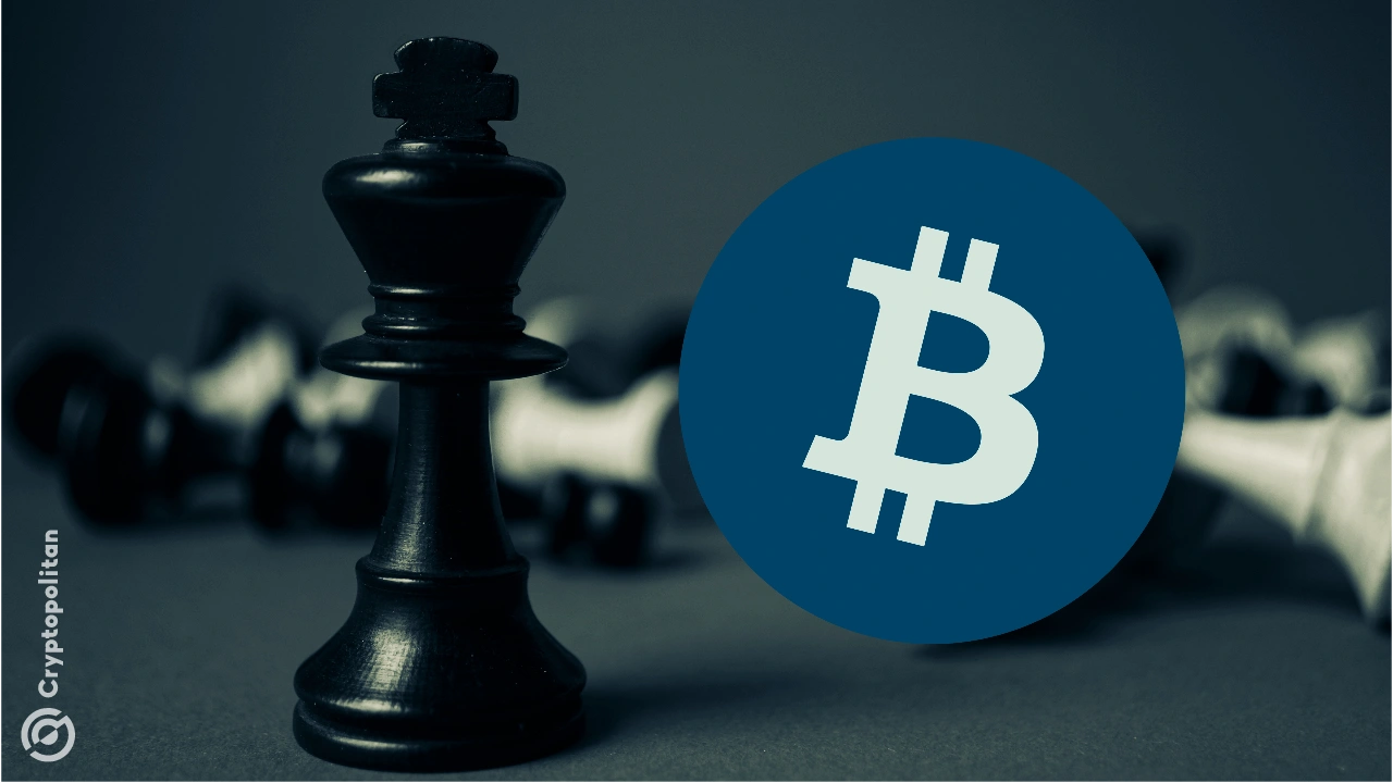 Real Bitcoin (BTC) dominance falls against other proof-of-work coins