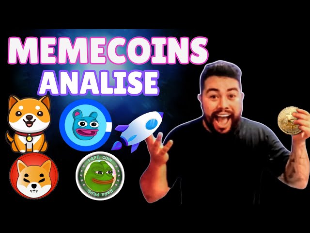 ANALISE DAS MEMECOINS BABY DOGE COIN ,BRETT, SHIBA INU , E PEPECOIN