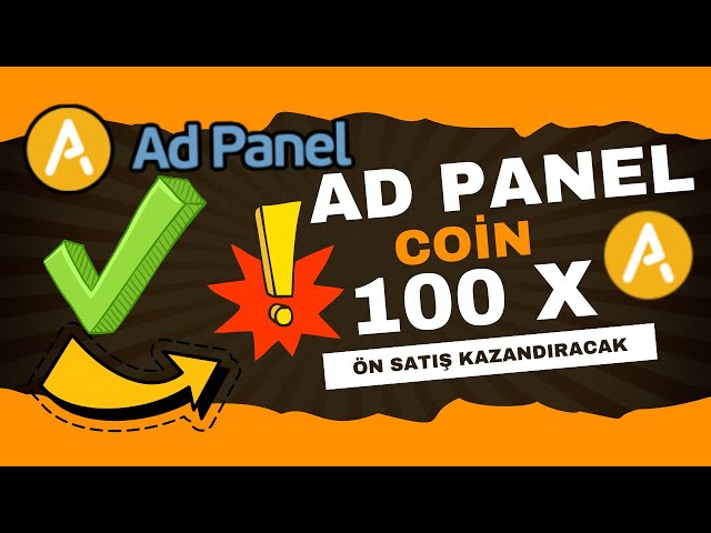 AD PANEL COIN PRE-SALE PROFITABLE PROJECT 50-100X #adpanel