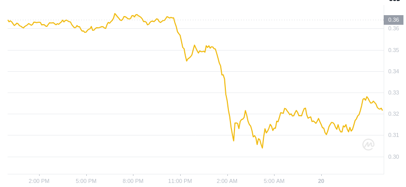 Le dernier prix du Dogecoin à 12h00 le 20 décembre 2024