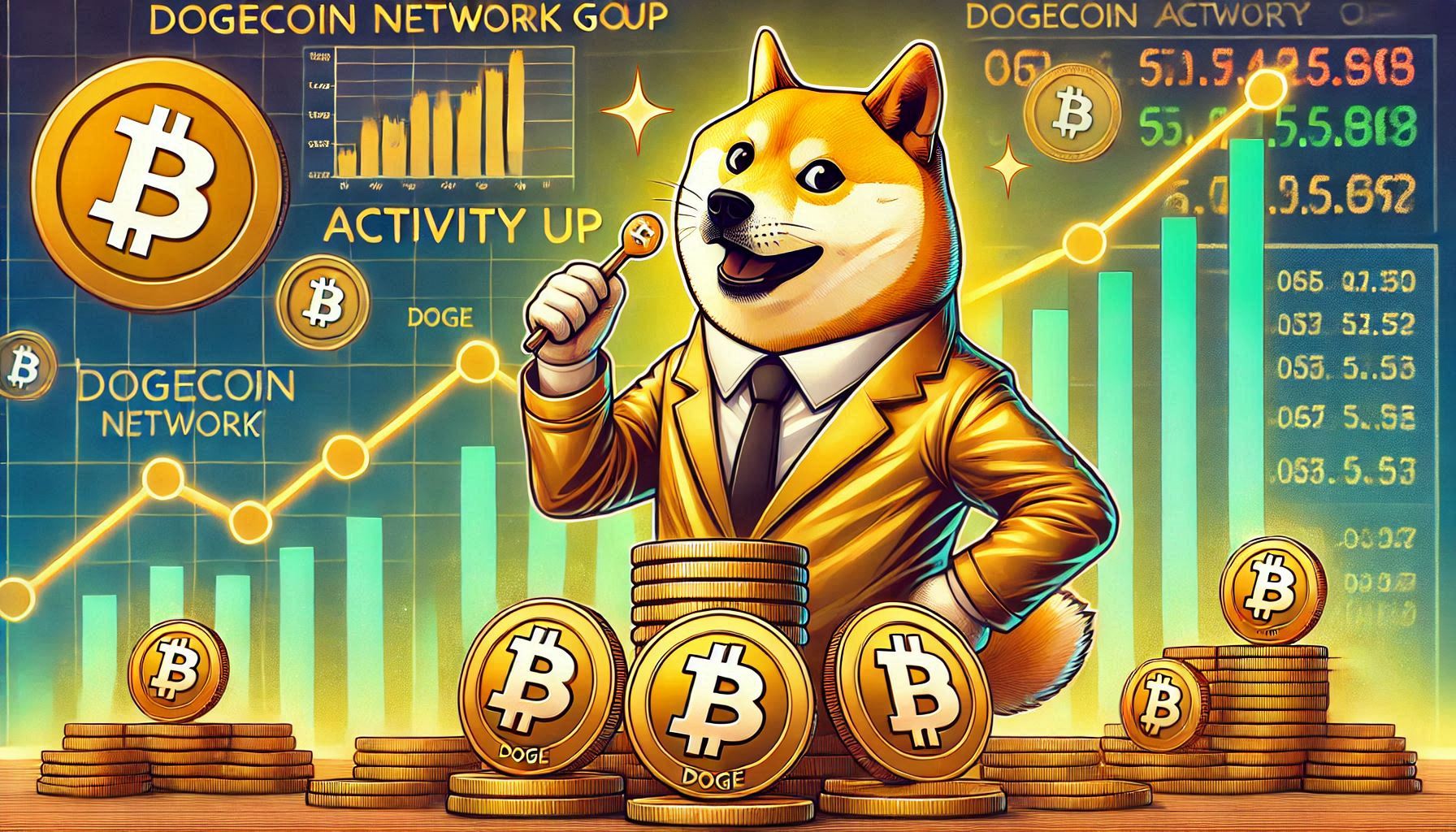 Activité du réseau Dogecoin en hausse : est-il suffisant pour envoyer DOGE plus haut ?