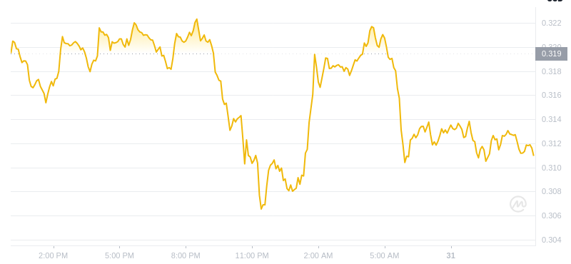 Le dernier prix du Dogecoin à 12h00 le 31 décembre 2024