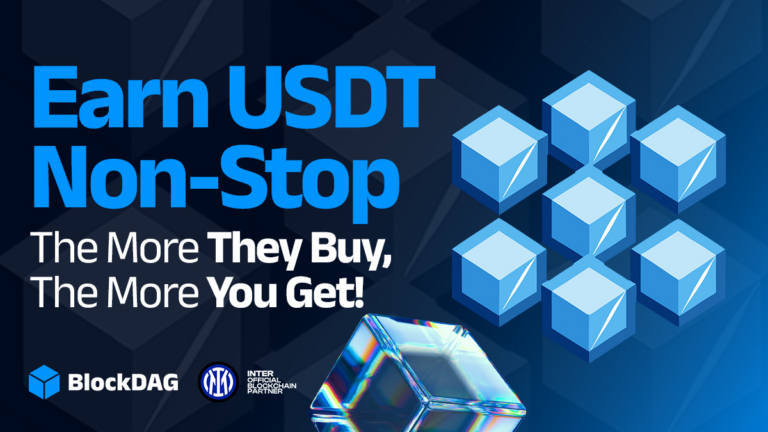 BlockDAG 提供高達 10% 的無限 USDT 現金回饋 – ADA 看到主要成長和狗狗幣技術分析揭曉