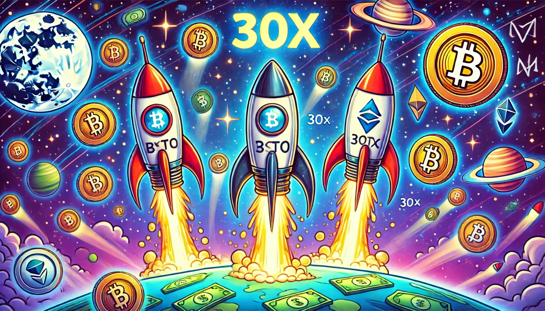 3 Cryptocurrencies With a Potential to Rise 30x in 2025