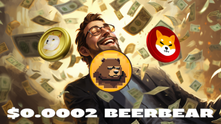 チャートトップの可能性：0.0002ドルのBeerBear時価総額は2025年にDogecoinを追い抜く可能性がある