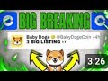 BABY DOGECOIN🤫 आ गया तूफान 😱 $0.01 SUIVANT... CIBLE 😱BRAKING NEWS AUJOURD'HUI PRIX