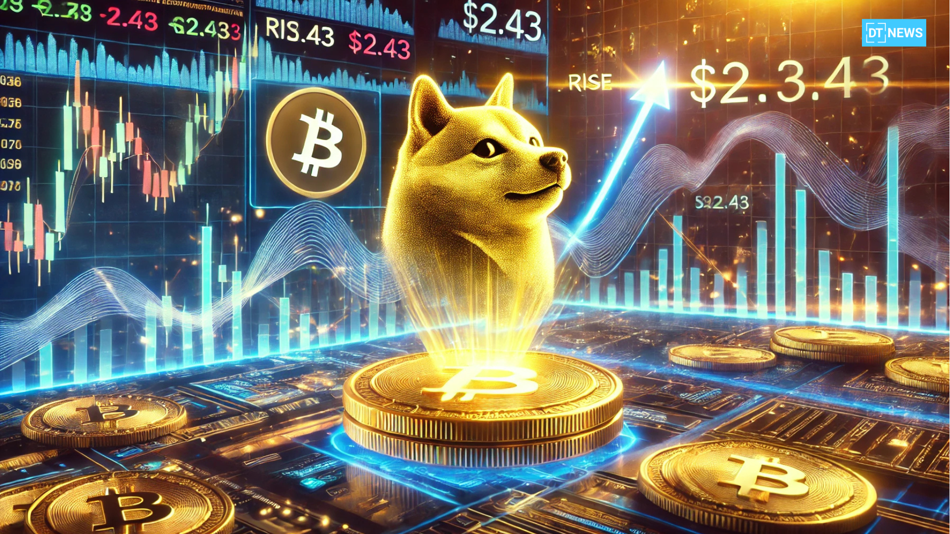 2.43ドルのDogecoin -BullishElliott Wave Signal Surge