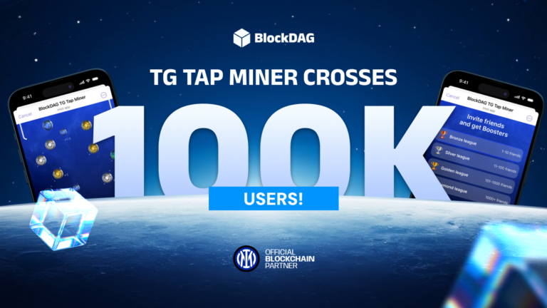 BlockDag的采用率在X1 App＆TG Tap上使用了70万用户的新高点！ AAVE测试限制和狗狗币准备参加集会