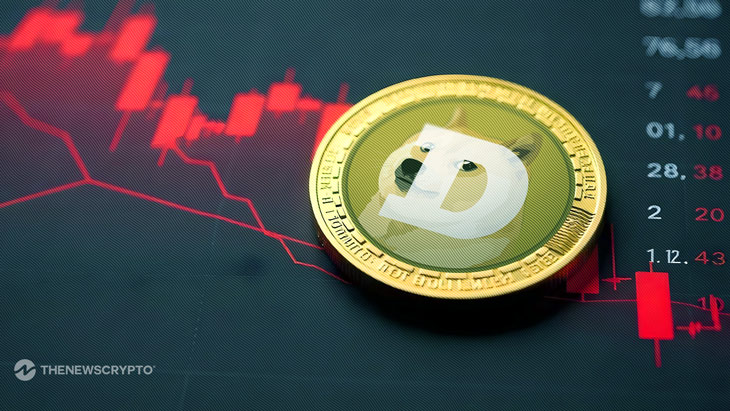 Dogecoin (Doge) 가격은 10%감소하고 판매 압력이 증가합니다